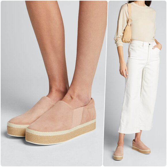 Vince Shoes - ✨ NWOB Vince Wilden Suede Espadrille Platform Sneakers Size 8, 10 ✨